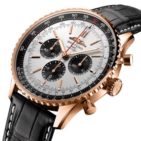 breitling rb0137241g1p1|Navitimer B01 Chronograph 46 18k red gold .